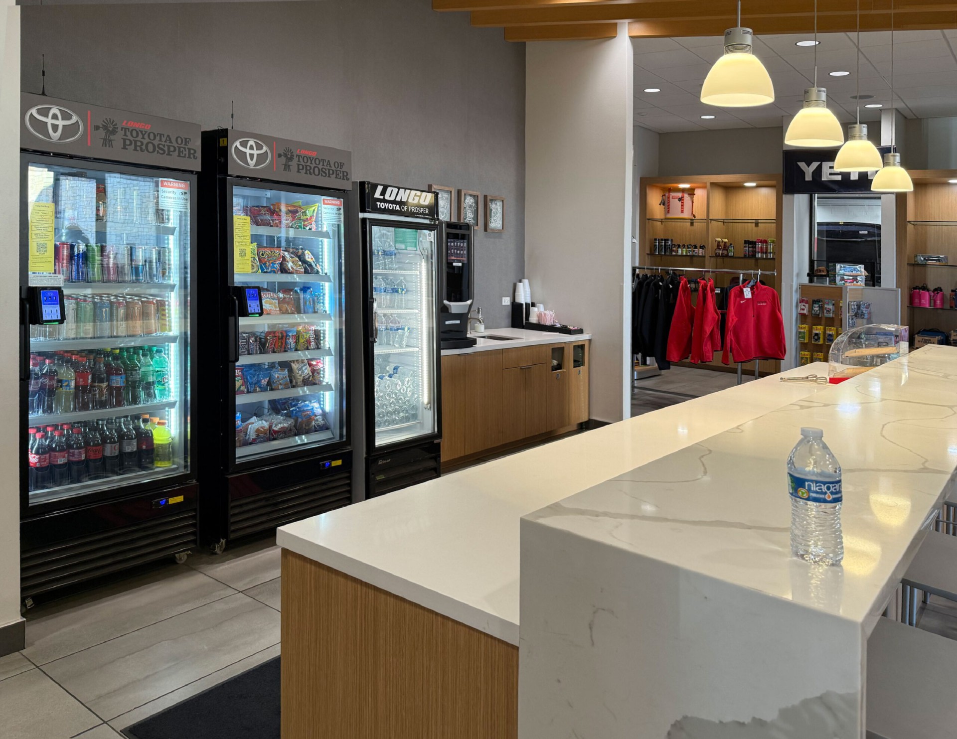Branded smart vending fleet at Toyota dealership